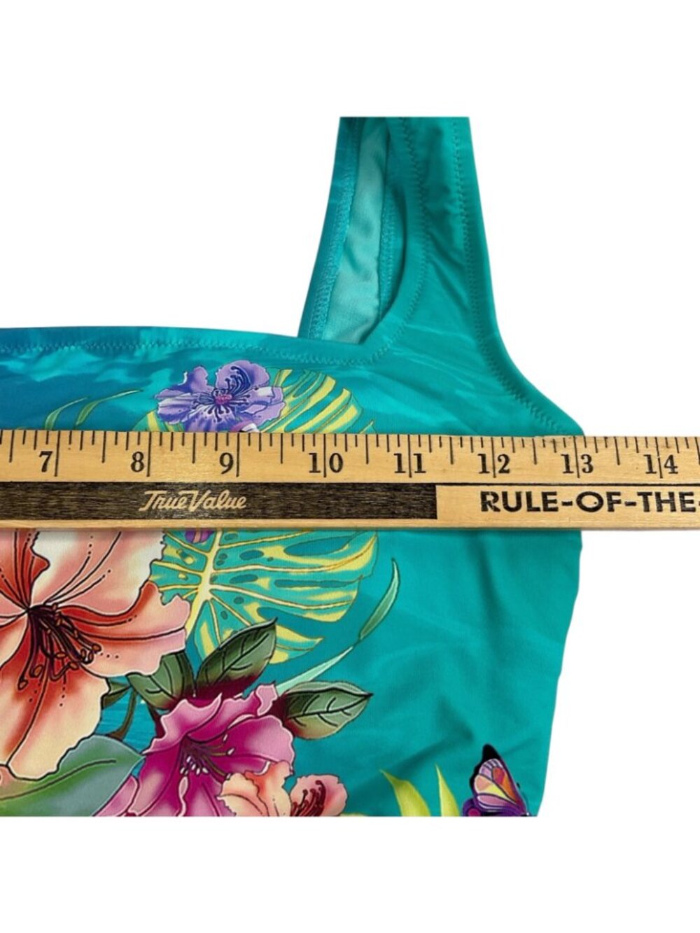 Johnny Was Swimsuit Women Sz XS Floral Square Neck One Piece Nwt $138 - Picture 9 of 11